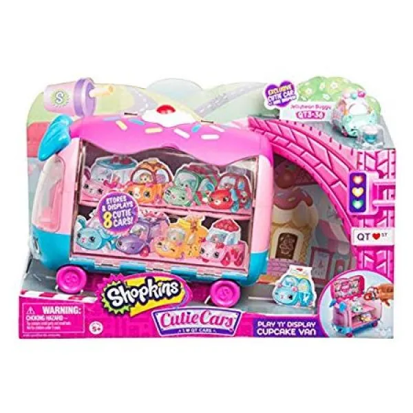 독점 큐티 자동차 미니와 Shopkins 큐티 자동차 재생 n을 표시 먹고 반 999999115027, One Size