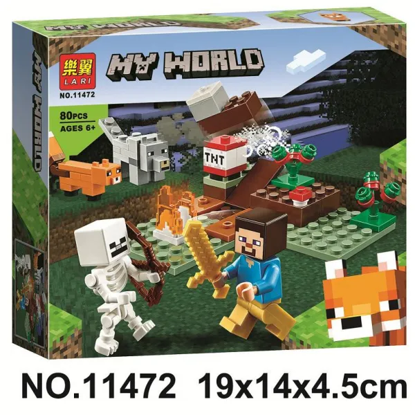 scim 중국레고 마인크래프트 침엽수림의 모험 11472 80pcs