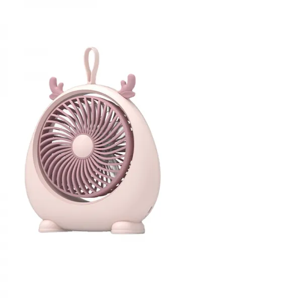 우임지 whimsy 미니 선풍기 USB 데스크톱 팬 만화 귀여운 팬 홈 오피스 바람 음소거 데스크탑 팬, 핑크 2, 모델을 선택하세요
