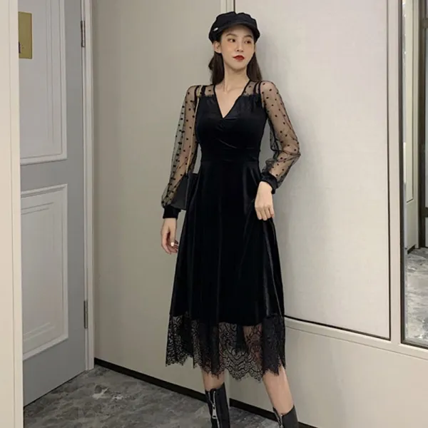망사 꼬임 미니스커트 원피스 본풍 섹시 나이트 샵 여장 허리 잡아주고 날씬해 보이는 가을옷 해 새로