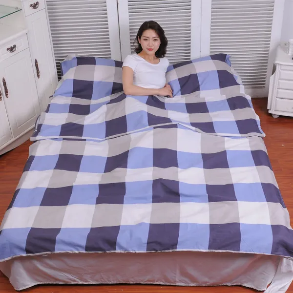 여행 간격 더티백 순면 휴대용 출장 2인 싱글 호텔 투어 투숙 한면 방 더티 시트, 도시 생활 순면