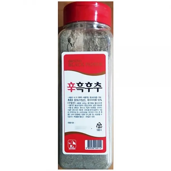 흑후추가루 서원 450g X20 식당용루 식재료루, 1개