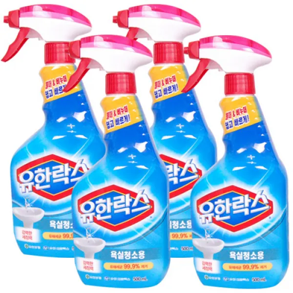 유한락스 욕실청소용 세정제, 1000ml, 2팩