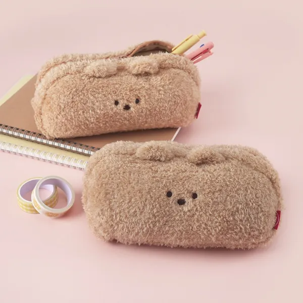 버터패밀리 몽실몽실 낮잠 베개 필통 모음, 쿠키곰