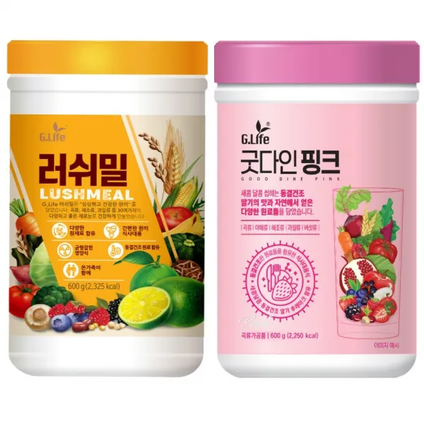 지라이프 러쉬밀/굿다인핑크 선식가루 쉐이크 과일 야채 곡류등 동결건조 마시는식사, 러쉬밀 1개