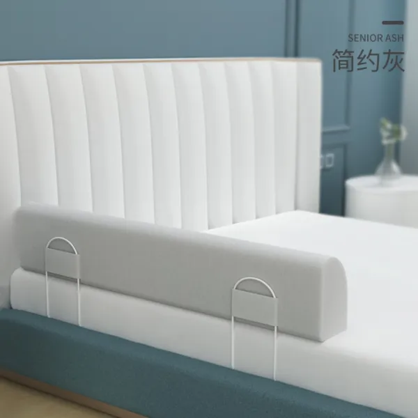 아이방 아기 침대 울타리 안전 가드 낙상방지 C.심플 그레이 1.5m + 1매입