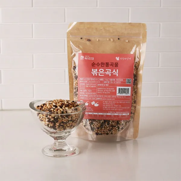 싸리재마을 유기농 통곡물 볶은곡식 150g, 1팩