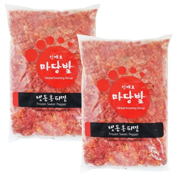 소디프 마당발 냉동홍피망 1kgx2개 무료배송, 1개