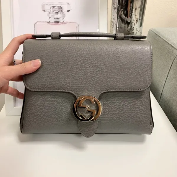GUCCI 구찌 510306 인터로킹 탑핸들 체인백