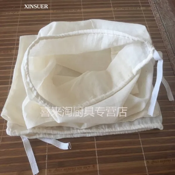 콩찌꺼기 여과망 가밀 여과자루 두껍다 만두 두꺼비 두둑 망사 부엌 상용 거즈 가용 중복 40 폭 30cm 과거낭 (자루 유엔)