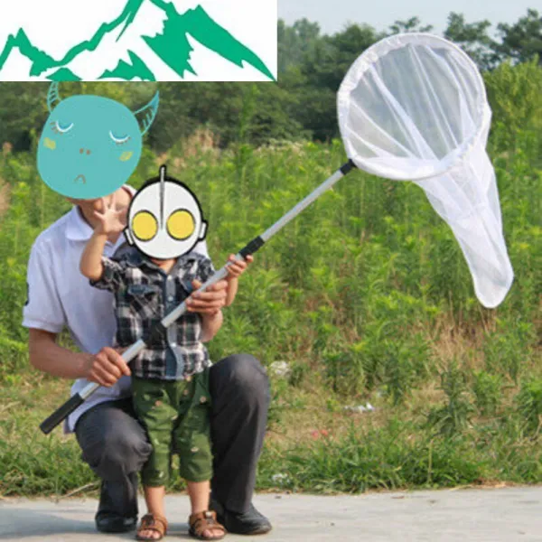 잘 나 가 는 포충망 은 손잡이 그물 을 펼 쳐 약 106cm 로 축소 한 후 약 47cm 가 벌레 를 잡 고 매 미 를 잡 는 작은 구멍 은 접 고 그물 을 나 누 어 휴대 할 수 있다.