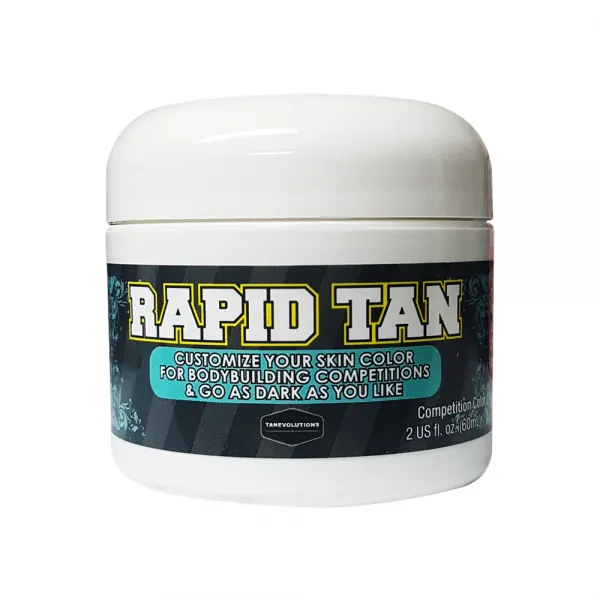 라피드탠 라피드탠셀프태닝크림+세정티슈+니트릴장갑1쌍+ 플루스크럽 50g 셀프태닝로션 셀프태닝크림, 1개, 60ml