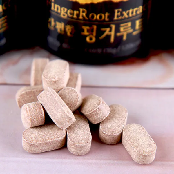 부형제없는 핑거루트 추출 분말 타블렛 풍부한 판두라틴 성분 함유 60정