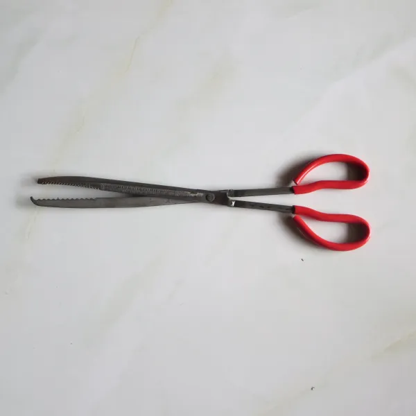 미꾸라지 잡기 굴렁쇠 방지 미끄럼 家用 물고기 집기 집터 야외에서 스텐레스 스틸 도구 선반 접기, 53CM레드 커버