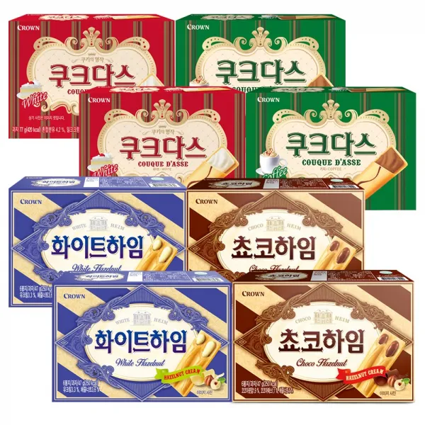 크라운 쿠크다스 하임 2+2+2+2, 단품, 단품