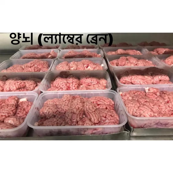 HALAL FROZEN LAMB BRAIN 냉동 양뇌 500~600g, 1팩, 500g