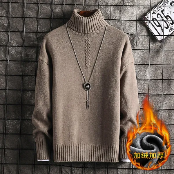 벨라루티 심플 베이직 터틀넥 무지 니트