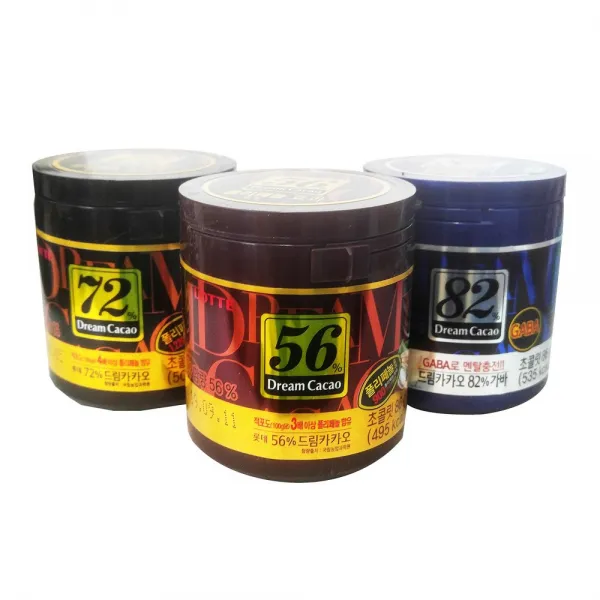 롯데 드림카카오82%(통)-86g/카카오닙스/가바/다크초콜릿/허쉬/진한초코렛/린트/노비/엠앤엔즈/크런키볼/에비씨초콜릿, 단일상품