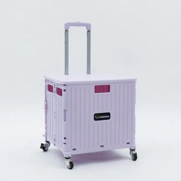 바네스데코 4바퀴 접이식 핸드카트 52L + 덮개, 1개