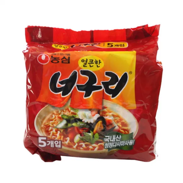 도매킹/ 33 농심 얼큰한너구리(멀티팩)120gX40入(1박스), 단일 총 수량