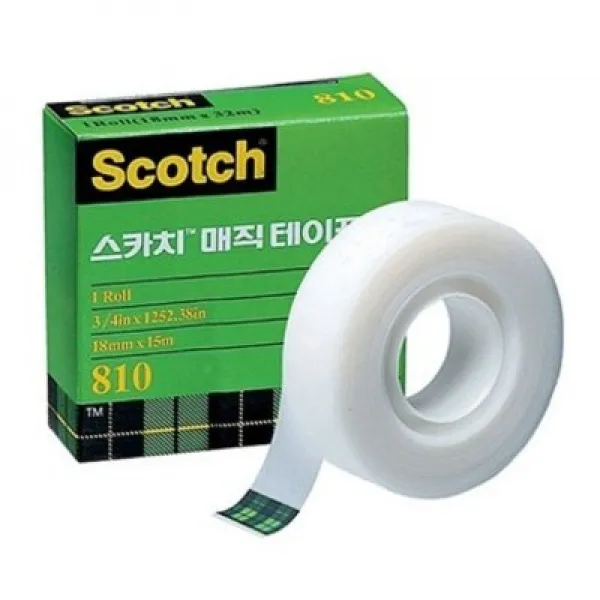 쓰리엠 스카치 매직테이프 810 리필 18mm X 15m 10개