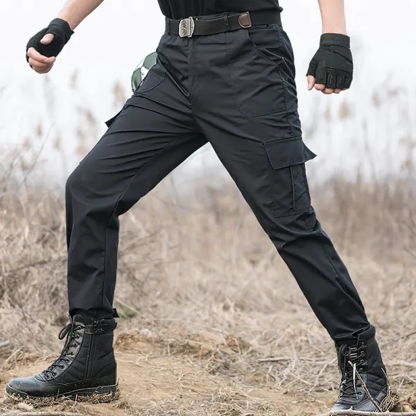 여름 블랙 보안 팬츠 남 특전사 군사 바지 훈방 내마모성 다낭 전술 작전복