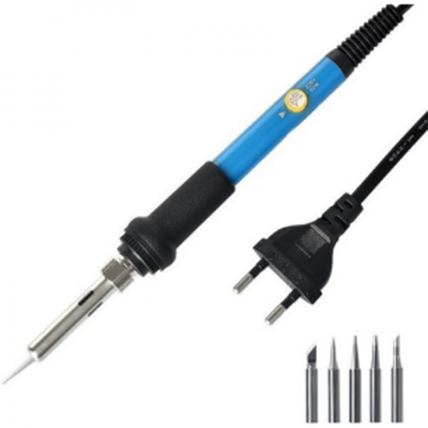 LAONONG 전기 인두 세트 가정용 전자 수리로 온도 조절 전락철 용접 주석 공구 비드99yUtR65, 1개, 806OUGUI