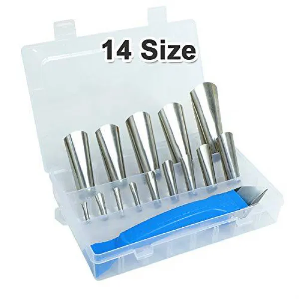 부엌 목욕탕 및 창을위한 케이스 격상 된 코킹 공구를 가진 14Pcs 코킹 분