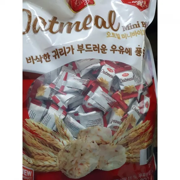 리치 오트밀 미니바이트 스낵, 1000g, 1개
