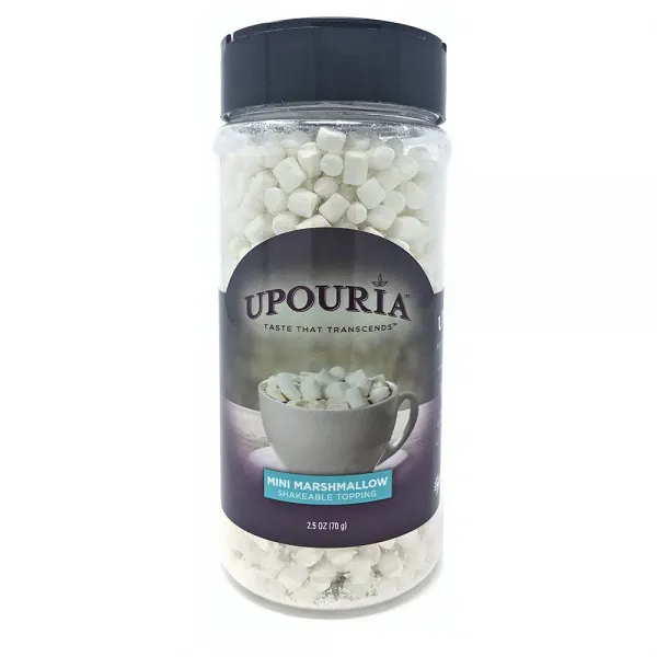 Upouria Mini Marshmallow Shakeable Topping 우푸리아 미니 마시멜로 쉐이크블 토핑 2.5oz, 1개