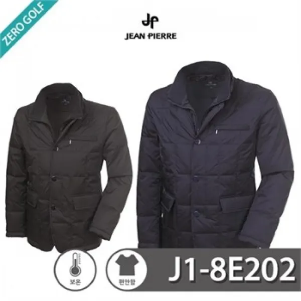 쟌피엘 매식 덕다운 점퍼 자켓 Model No J1 8E202, 블랙