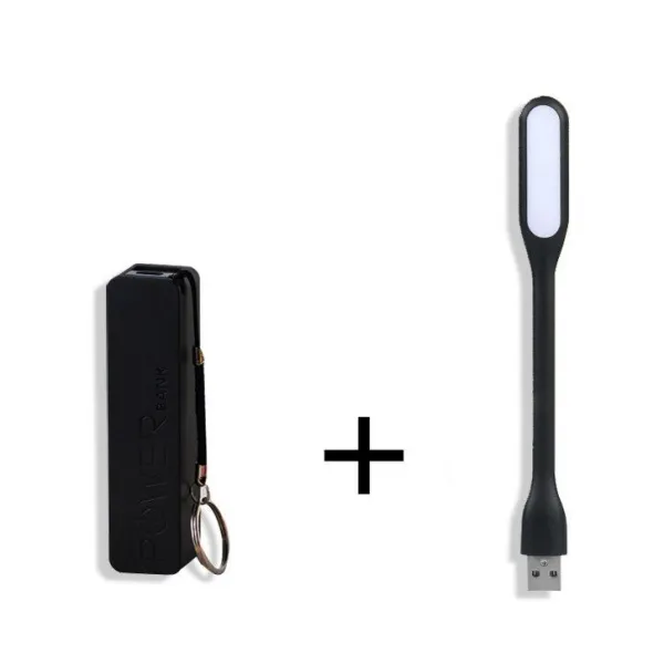 천텍스 적용 미니 큐트 핸드폰 비상충전 전보의 보배 유니버설 타입 1200MAH, 보조배터리 _스탠드 _블랙
