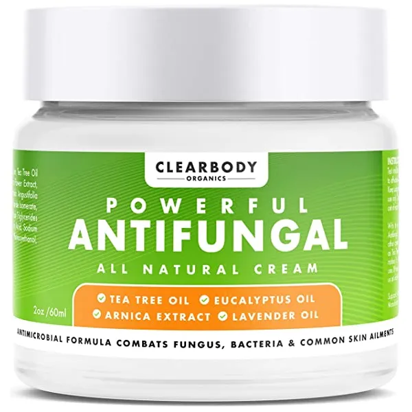 항진균 크림 효과적인 발톱 균류 무좀 습진 백선 조크 가려움증 강력한 천연 티 트리 오일 포뮬러가 손톱 균류 바디 여드름 발 냄새를 퇴치합니다 Made In Usa 2