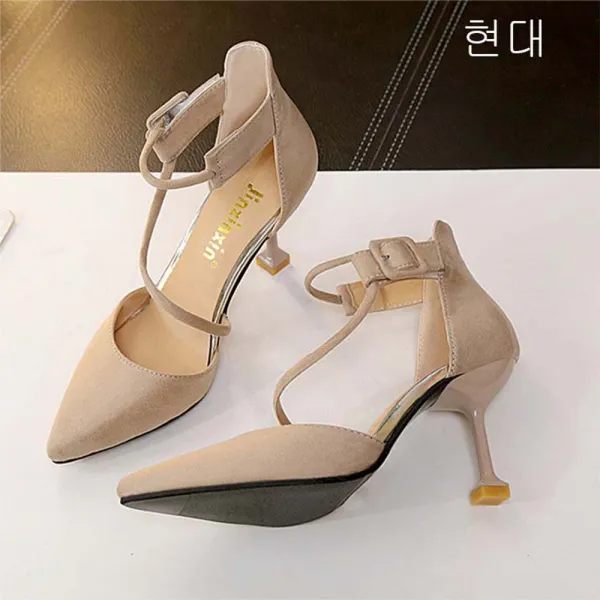 Xr 190614여성 여름 샌들 하이힐 가보시힐 스틸레토샌들 A05