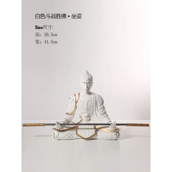 와이유 북유럽식소품 제천 대성 손오공 두불 사무실 장식품 오픈 선물 집 거, 두전이 불손오공(白)을 이기다색)