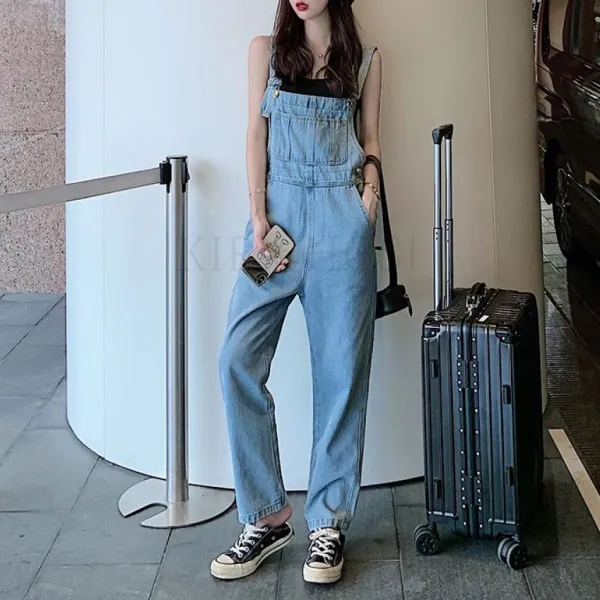 Kirahosi 박시 데님 멜빵바지 학생 귀요미 데일리 496호+덧신증정 Dnlhrjhm