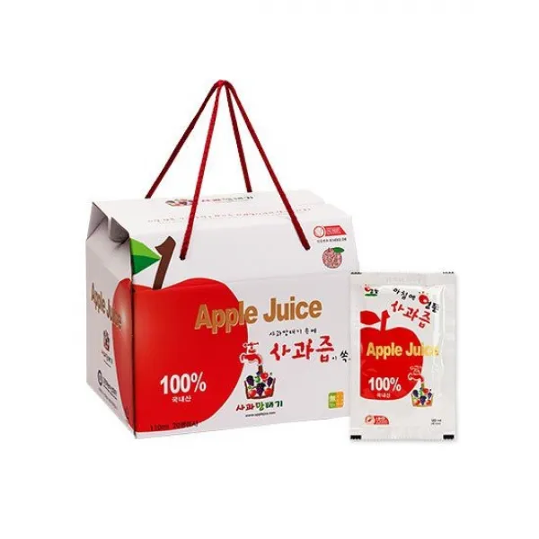 아침에 영동 사과즙, 120mlX50포, 상세설명 참조