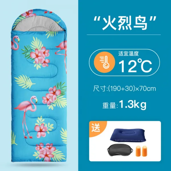 방한 온열 따뜻한 구스다운 거위털 초경량 마약침낭 캠핑 차박 극 동계 겨울 사계절 군용 침낭 추천, 화열조(1.3KG) 삼보증정-적당 12℃