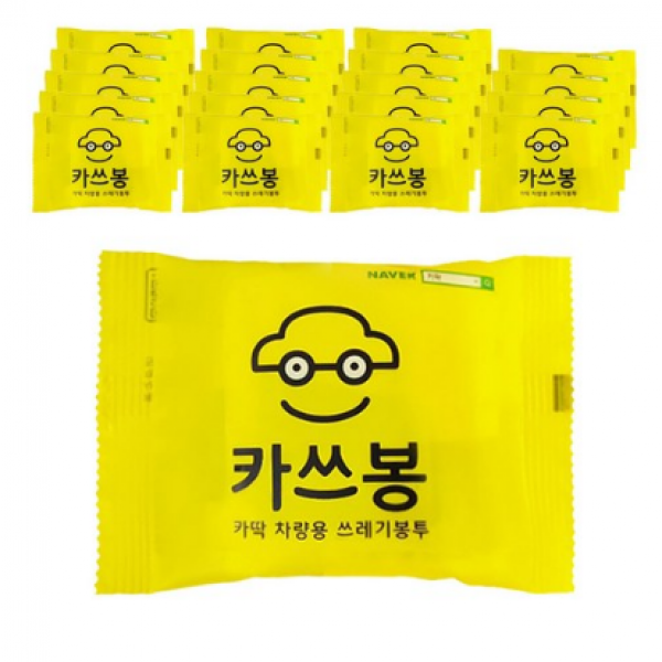 차딱 카딱 카쓰봉 차량용 쓰레기봉투 3p