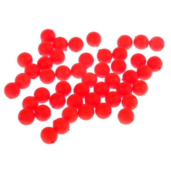 QDY 50pcs 낚시 플로트 공 EVA 거품 공 친숙 한 부력 활발한 Bobber S
