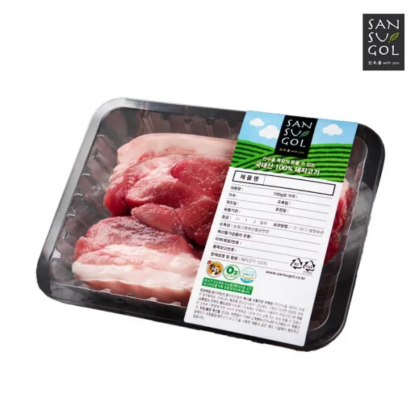산수골목장 앞다리살 수육용 500g, 1팩