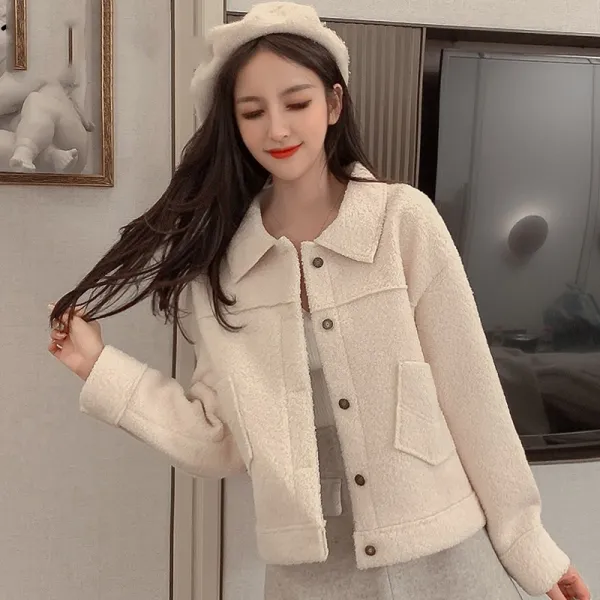 엘림몰 여성 양털 후리스 재킷