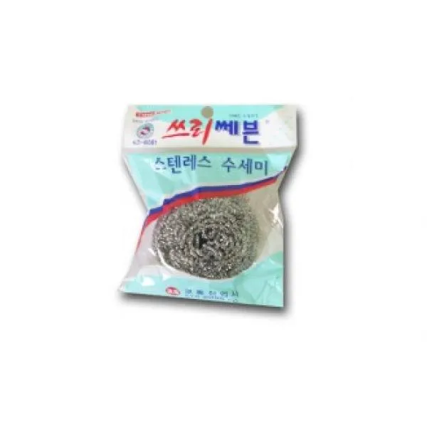 ZEA899099쓰리쎄븐 스텐레스 수세미 1P -T1/행주/수세미/철수세, 1, 1