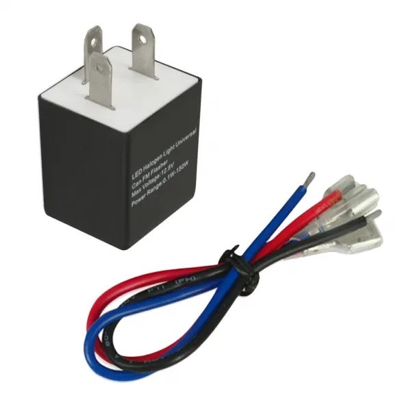 QDY 3-Pin 12V 150W 전자 우회 신호 노출증 릴레이 수정 빠른 번쩍이기
