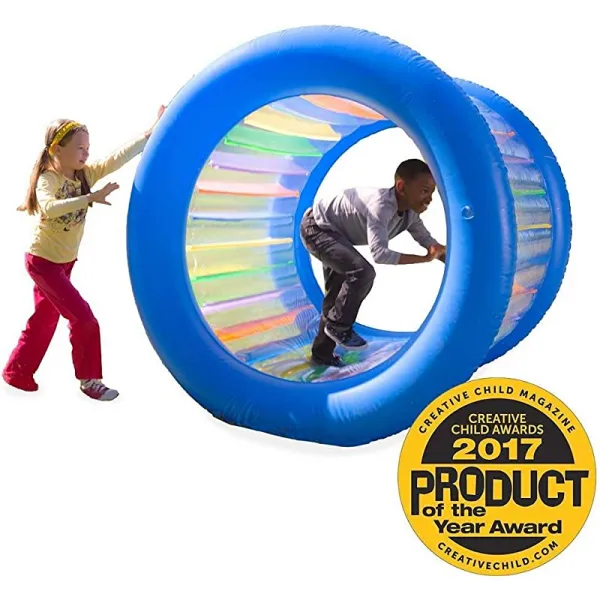 대형 대형 대형 인플레식 롤링휠 아웃도어 액티브 플레이 장난감을 갖춘 롤 With It Heavy Inflatable 롤링휠 내경 51 상세페이지 참조