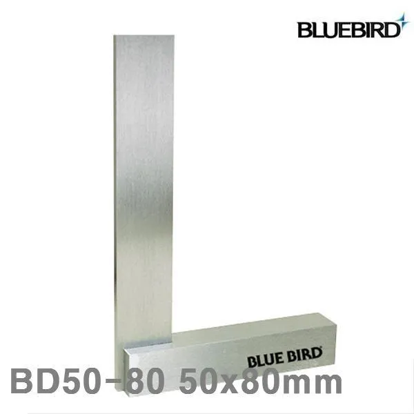 BVE33856650x80mm 0.012 대붙이형 (반품불가)블루버드 (1EA) BD50-80 직각자-1급