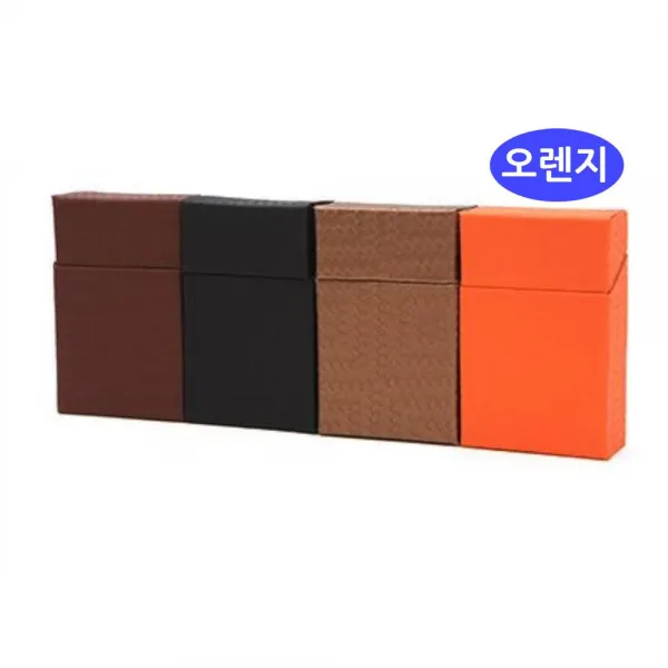 WA무배 담뱃케이스 오렌지 빗살무늬일반형 담뱃파우치 담뱃각 // 휴대용담뱃갑 담뱃갑 담뱃, 1개, 기본값, 기본값