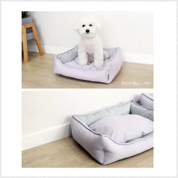 강아지 방석 논슬립 푹신한 사각베드 강아지휴식처 반려용품, M