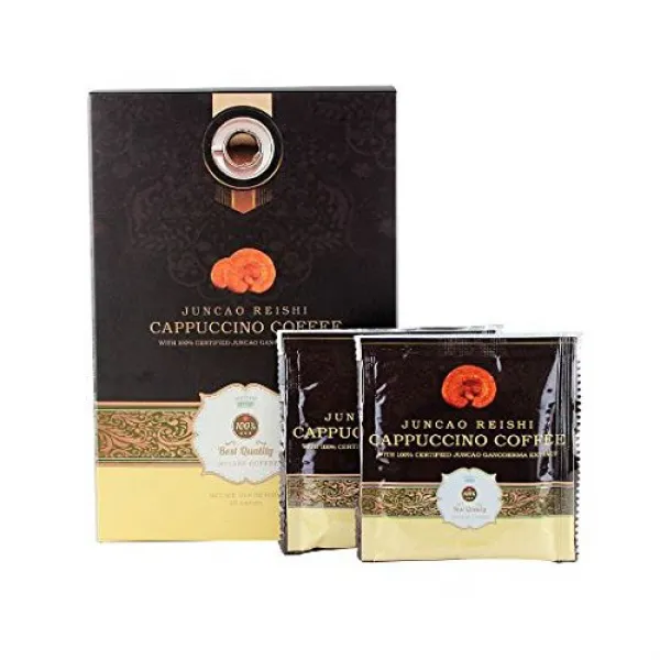 커피 2 Boxes of Healthy and Delicious Organo Coffee Cappuccino with Certified Organic Ganoderma Reishi Mushroom Extract 20 Sachets per Box 2, Number of Items = 2, 본문참고, 본문참고