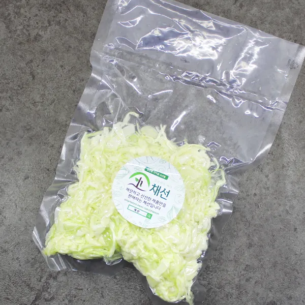 채선 간편 손질야채 채썬 양배추 샐러드팩, 1개, 500g